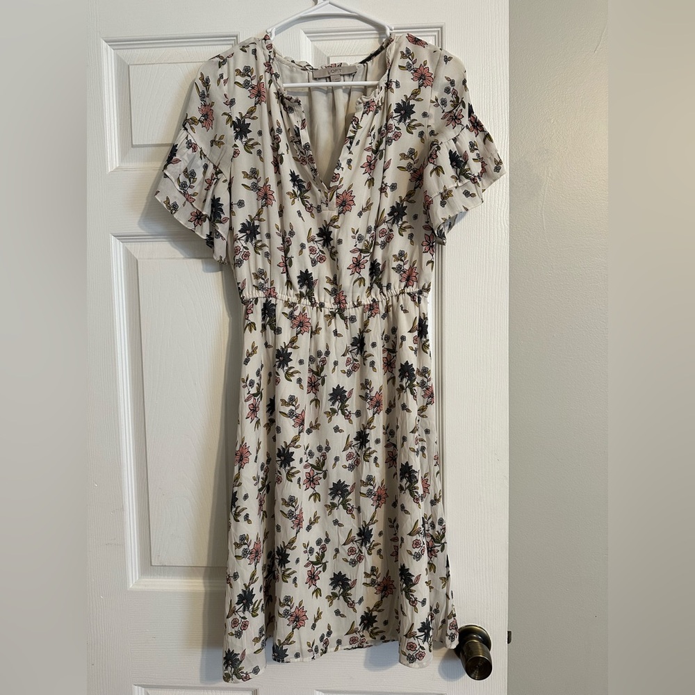 Loft Floral Dress size S